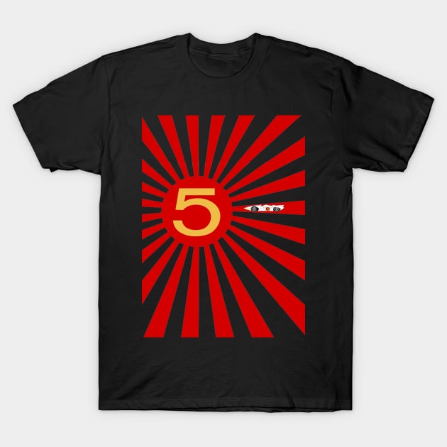 Speed Racer Rising Sun T-Shirt by drquest